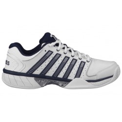 K-Swiss Hypercourt Express Leather White/Navy/Silver Men