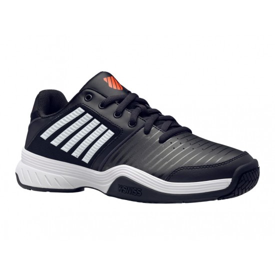 K-Swiss Court Express Jet Black/White/Spicy Orange Men