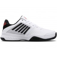 K-Swiss Court Express White/Black/Poppy Red Men