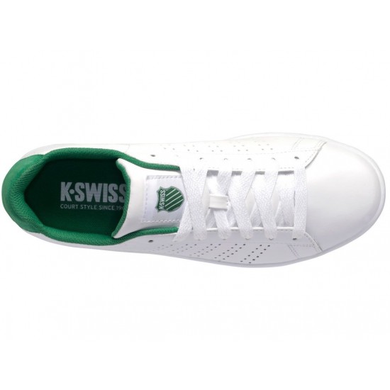 K-Swiss Court Casper White/Green/Gum Men