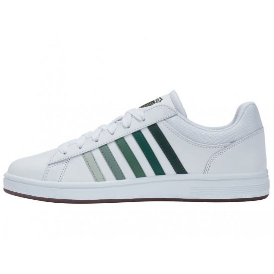 K-Swiss Court Winston White/Sycamore/Gradient Men