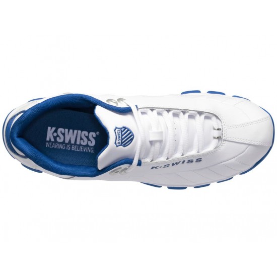 K-Swiss St329 White/Classic Blue Men