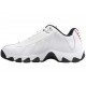 K-Swiss St329 White/Black/Mars Red Men