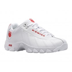 K-Swiss St329 White/Mars Red Men