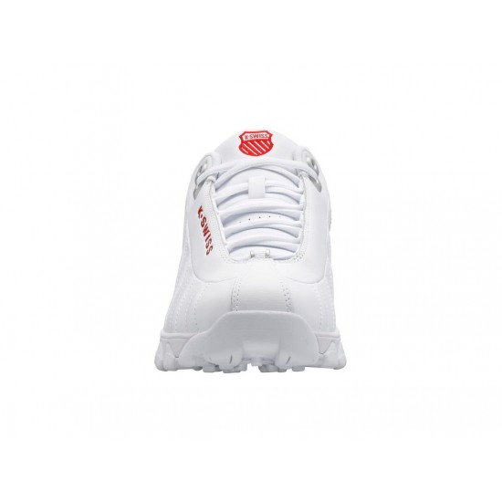 K-Swiss St329 White/Mars Red Men