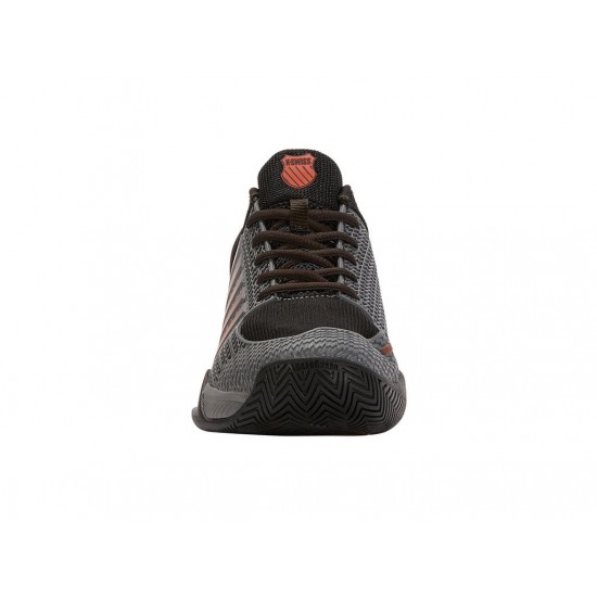 K-Swiss Express Light Pickleball Steel Gray/Jet Black/Spicy Orange Men