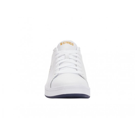 K-Swiss Court Shield White/Navy/Honey Gold Men