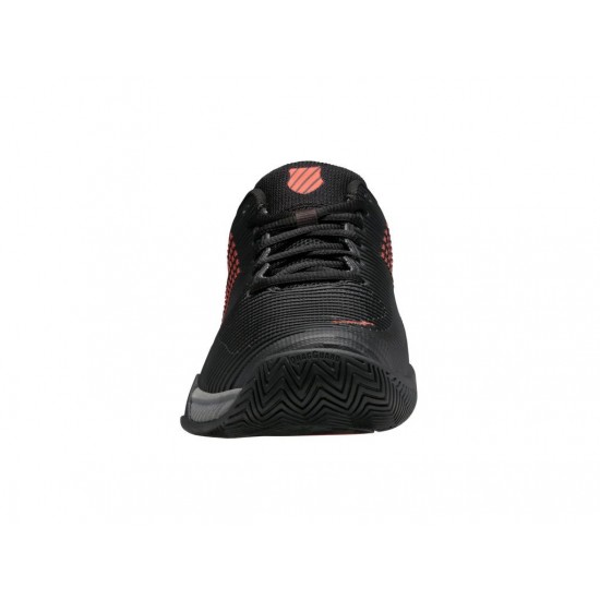 K-Swiss Hypercourt Express 2 Jet Black/Steel Gray/Spicy Orange Men