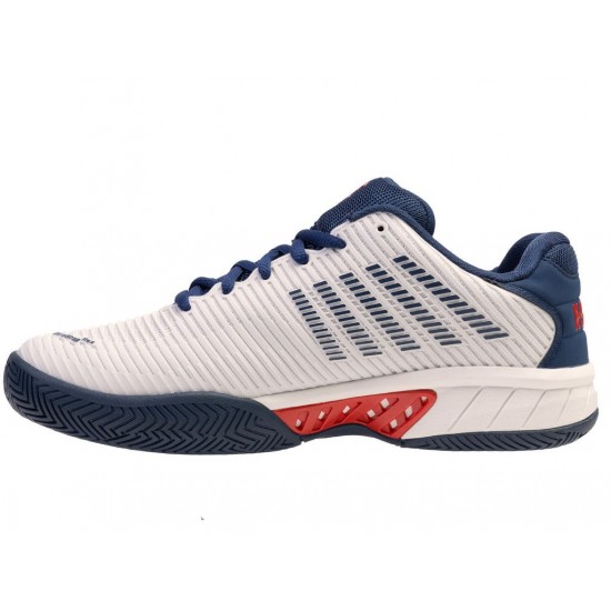 K-Swiss Hypercourt Express 2 Blanc De Blanc/Blue Opal/Lollipop Men