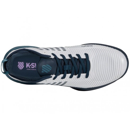 K-Swiss Hypercourt Supreme White/Reflecting Pond/Colonial Blue Men