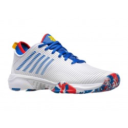 K-Swiss Hypercourt Supreme White/Classic Blue/Berry Red Men