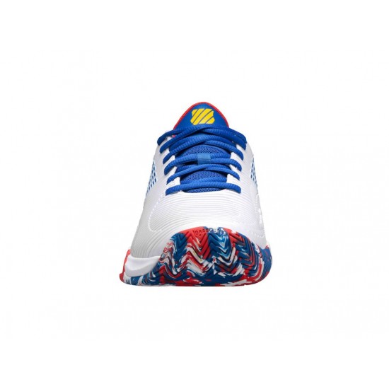 K-Swiss Hypercourt Supreme White/Classic Blue/Berry Red Men