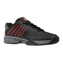 K-Swiss Hypercourt Express 2-2E Jet Black/Steel Gray/Spicy Orange Men