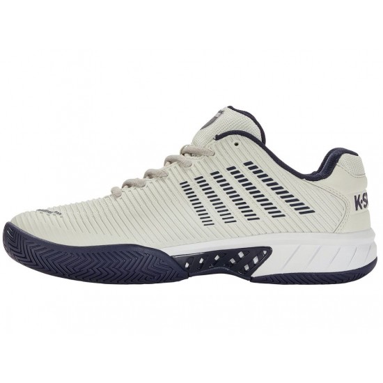 K-Swiss Hypercourt Express 2-2E Gray/Wht/Peacoat Men