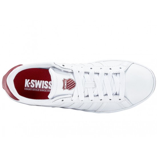 K-Swiss Court Tiebreak White/Rhubarb Men