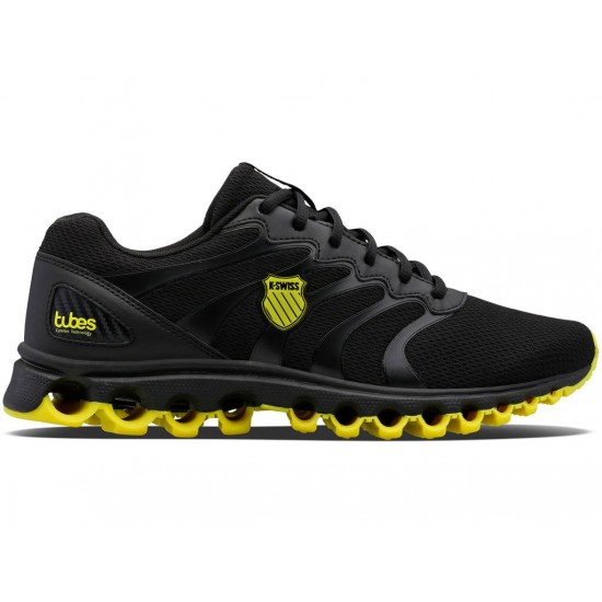 K-Swiss Tubes 200 Black/Optic Yellow Men