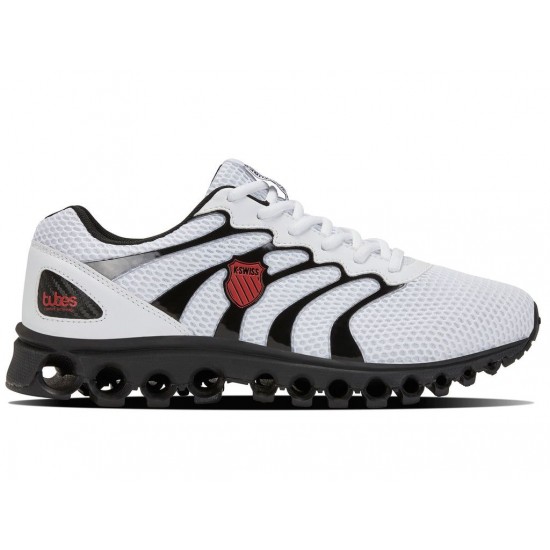 K-Swiss Tubes 200 White/Black/Red Men