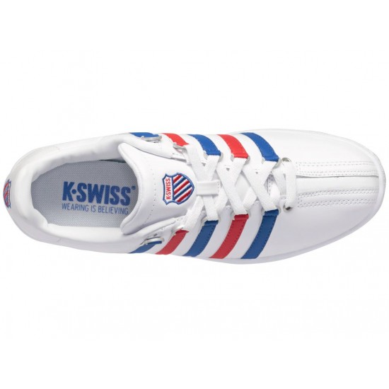 K-Swiss Classic Vn White/Mars Red/Classic Blue Men