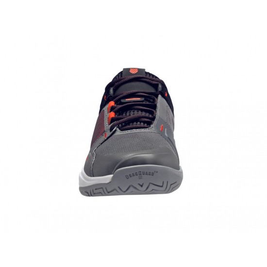 K-Swiss Ultrashot Team Steel Gray/Jet Black/Spicy Orange Men