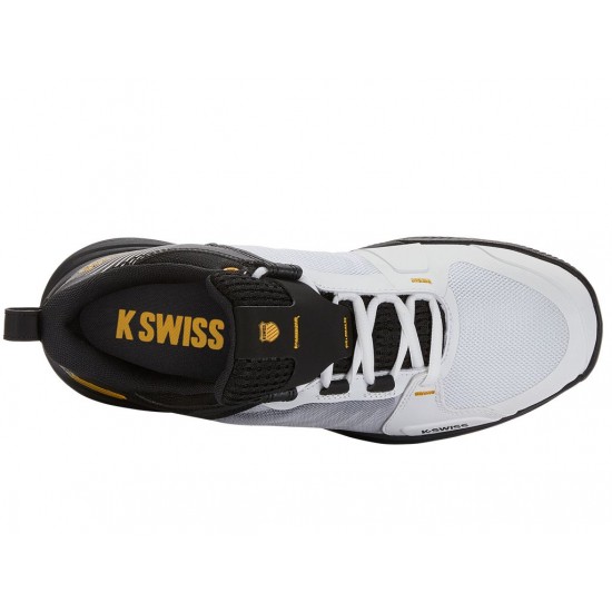 K-Swiss Ultrashot Team White/Moonless Night/Amber Yellow Men