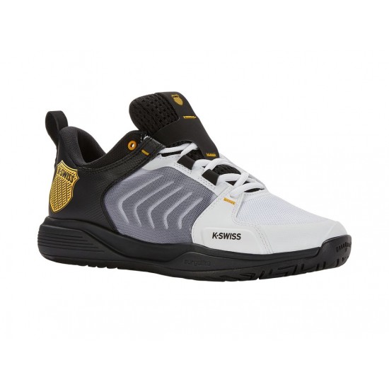 K-Swiss Ultrashot Team White/Moonless Night/Amber Yellow Men