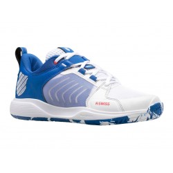 K-Swiss Ultrashot Team White/Classic Blue/Berry Red Men