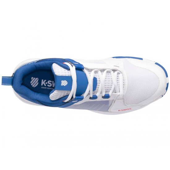 K-Swiss Ultrashot Team White/Classic Blue/Berry Red Men