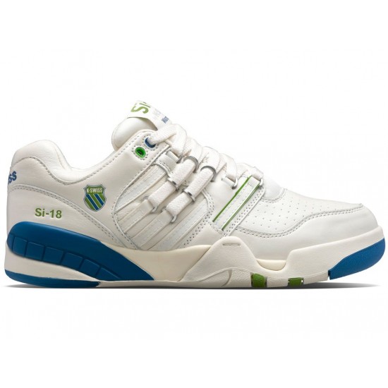 K-Swiss Si-18 Premier Snow White/Vallarta Blue/Foliage Men