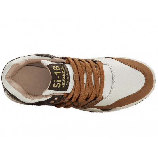 K-Swiss Si-18 Premier Brown Sugar/Java/Snow White Men