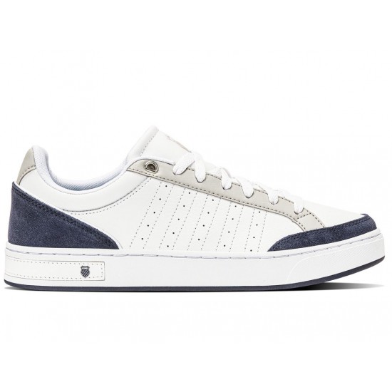 K-Swiss Court Block White/Navy/Gray Men