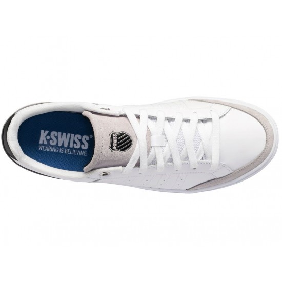 K-Swiss Court Block White/Vapor Blue/Black Men