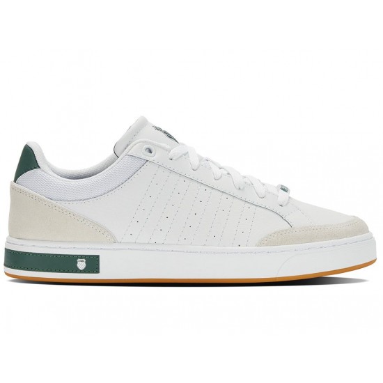 K-Swiss Court Block White/Posy Green/Gum Men