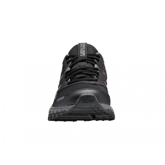 K-Swiss Tubes Trail 200 Black/Jet Black/Steel Gray Men