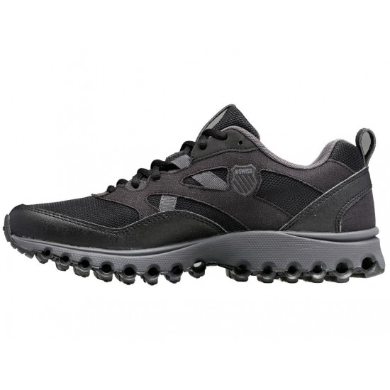 K-Swiss Tubes Trail 200 Black/Jet Black/Steel Gray Men