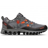 K-Swiss Tubes Trail 200 Steel Gray/Jet Black/Red Orange Men