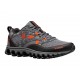 K-Swiss Tubes Trail 200 Steel Gray/Jet Black/Red Orange Men