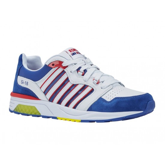 K-Swiss Si-18 Rannell White/Blue/Red/Sulphur Men