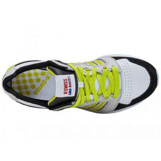 K-Swiss Si-18 Rannell White/Black/Gray/Sulphur Men