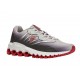 K-Swiss Tubes Sport Gray/Black/Red Men