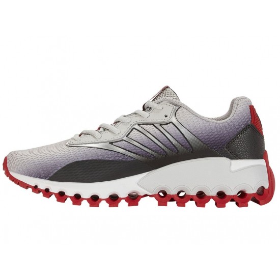 K-Swiss Tubes Sport Gray/Black/Red Men