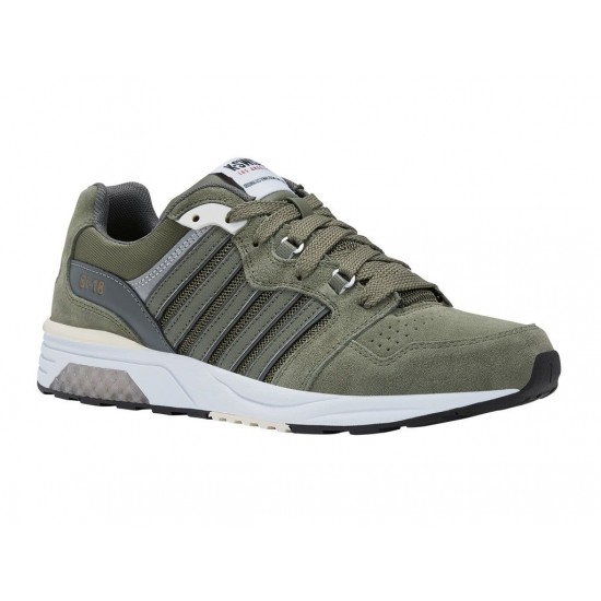 K-Swiss Si-18 Rannell Sde Deep Lichen/Gunmetal/Wht Men