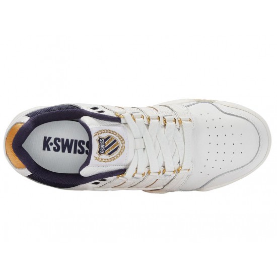 K-Swiss Gstaad Gold Brilliant White/Navy/Honey Gold Men