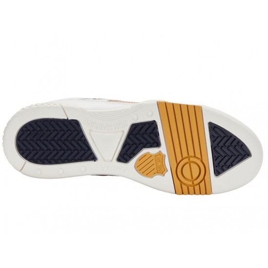 K-Swiss Gstaad Gold Brilliant White/Navy/Honey Gold Men