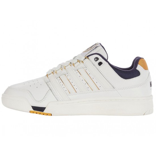 K-Swiss Gstaad Gold Brilliant White/Navy/Honey Gold Men