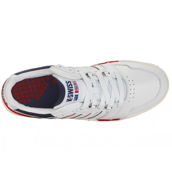 K-Swiss Si-18 Rival Brilliant White/Navy/Red Men