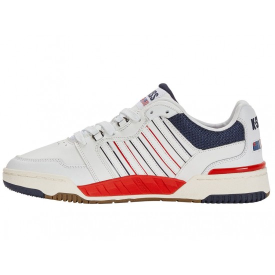 K-Swiss Si-18 Rival Brilliant White/Navy/Red Men