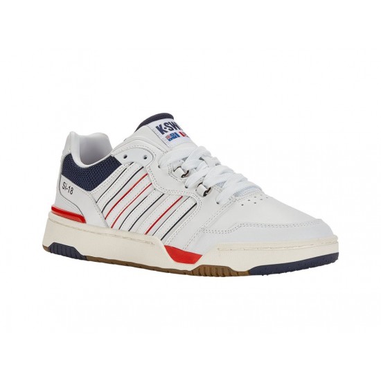 K-Swiss Si-18 Rival Brilliant White/Navy/Red Men