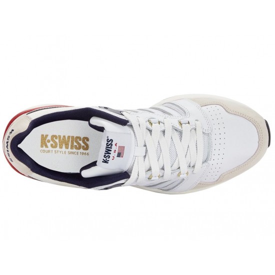 K-Swiss Si-18 Rannell Suede Usa Vintage Wht/Peacot/Samba Men