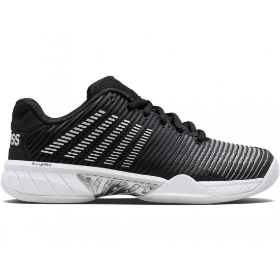 K-Swiss Hypercourt Express 2 Black/White/Silver Women