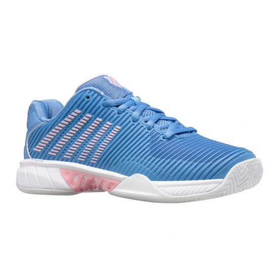 K-Swiss Hypercourt Express 2 Silver Lake Blue/White/Orchid Pink Women